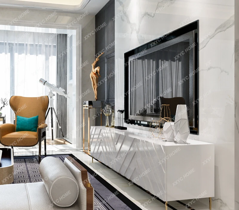 Simple modern living room floor locker