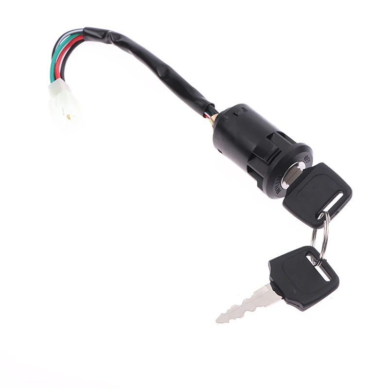 1 Set 50cc-250cc ATV Motorcycle With Wire Start Switch Door Locks Beach Bike Male Ignition Key Switch