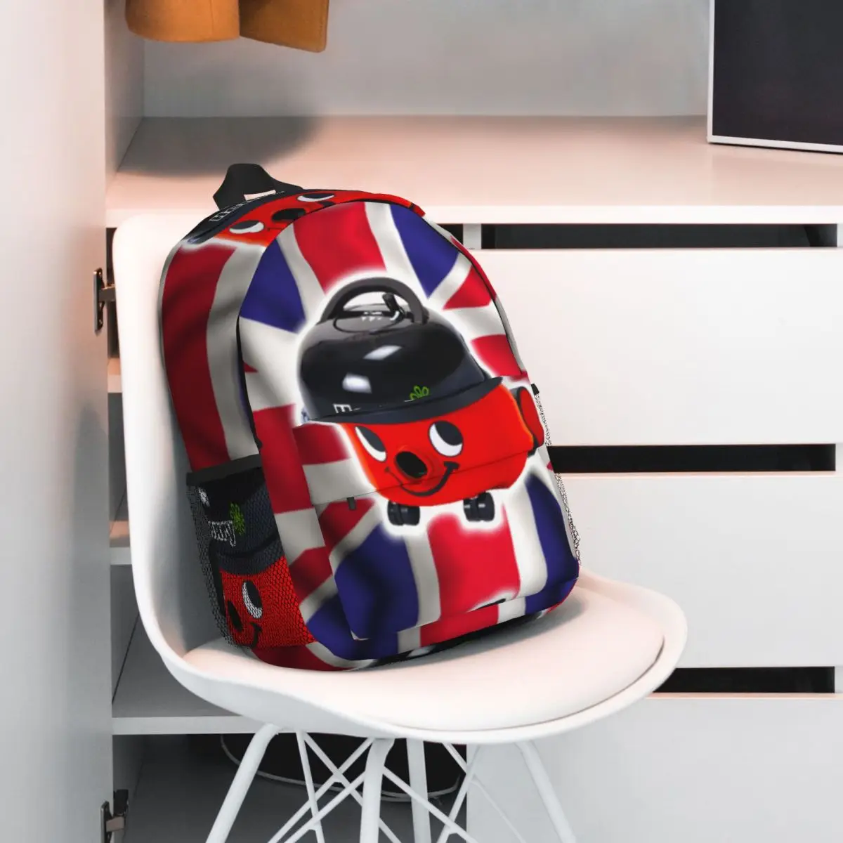 Henry Hoover With UK Flag Backpack Hot Sale Daypack Large Capacity Boys Girls BookBag Shoulder Bags for Men Women School Bag