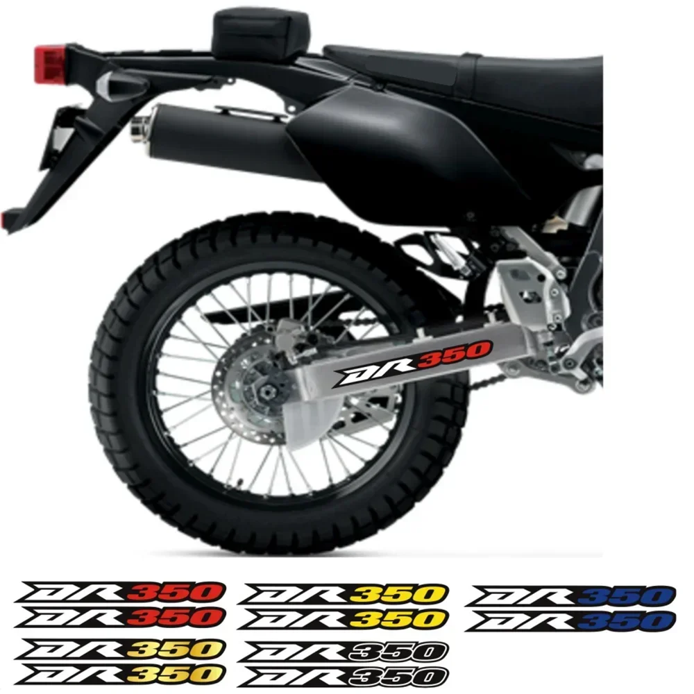 Swing Arm Chain Drive Shaft Air box Reflection Stickers Accessories Decals For Suzuki DR350 DR350R DR350SE DR 350 350R 350SE