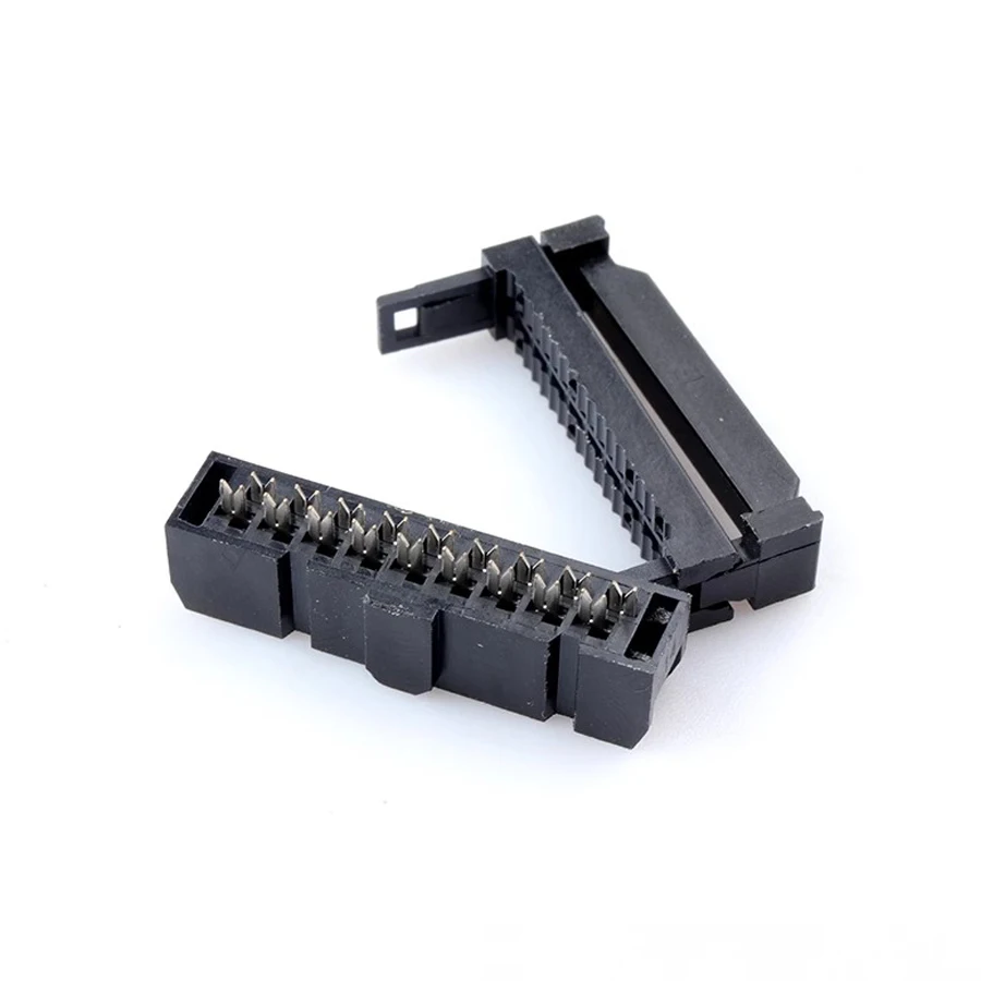 50Sets/Lot IDC Female Header Socket Connector Pitch 2.54mm FC-6P FC-8P FC-10P FC-14P FC-16P To FC-18P For Flat Ribbon Cable