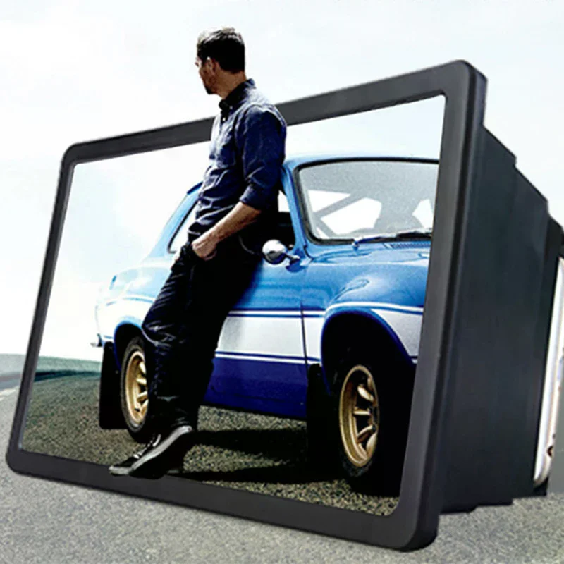 Mobile Phone Screen Magnifier Universal 3D Enlarger Magnifying Video Amplifier Projector Bracket Desktop Holder Stand For Phone