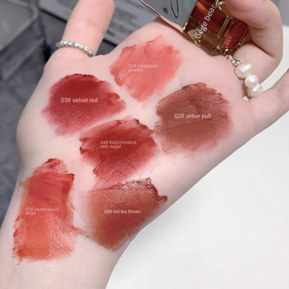 Rouge à Lèvres Hydratant à Haute Pigmentation, Anti-Adhésif, Doux, Liquide Durable, pour Étudiant