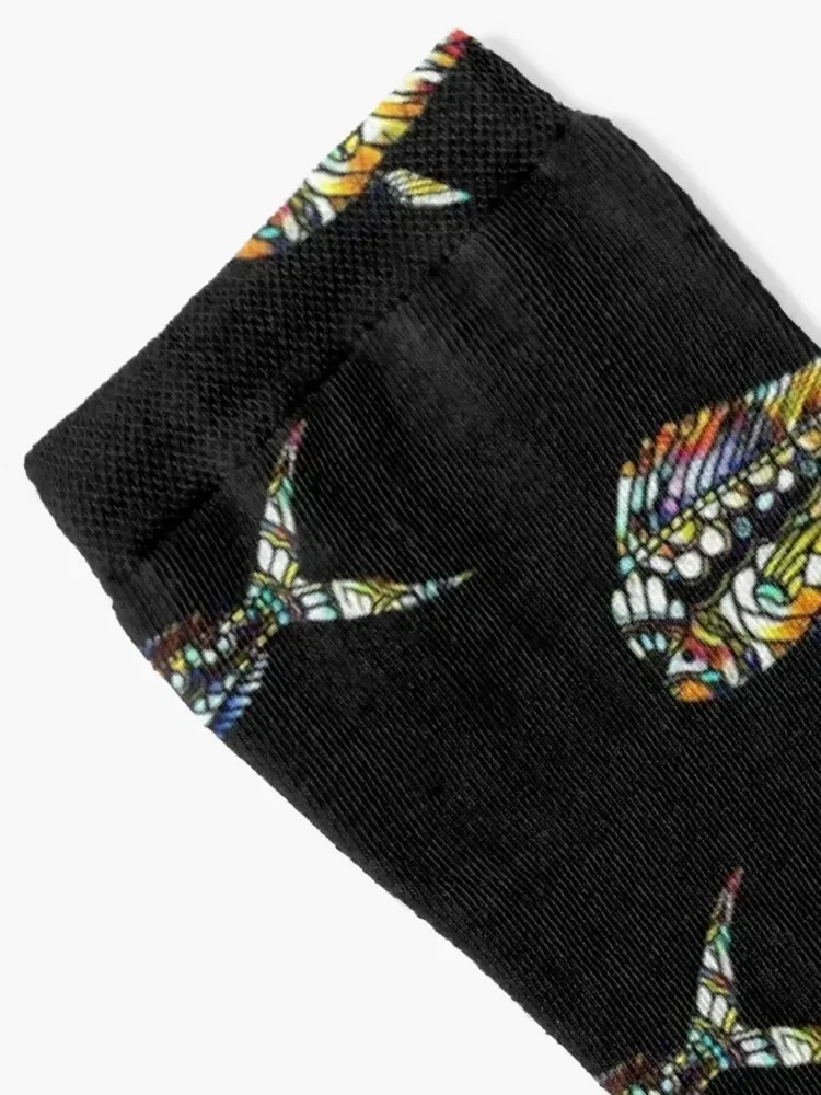 ถุงเท้าลายกระจกสี ถุงเท้าเดินป่า ถุงเท้าแบบยาว ถุงเท้ารัดกล้ามเนื้อ แบรนด์ดีไซเนอร์ ถุงเท้าผู้หญิง ถุงเท้าผู้ชาย