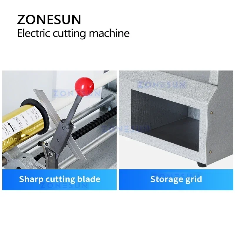 

ZONESUN 68cm Electric foil paper cutting machine,hot foil paper roll cutting machine,220V (Cut less 68cm)