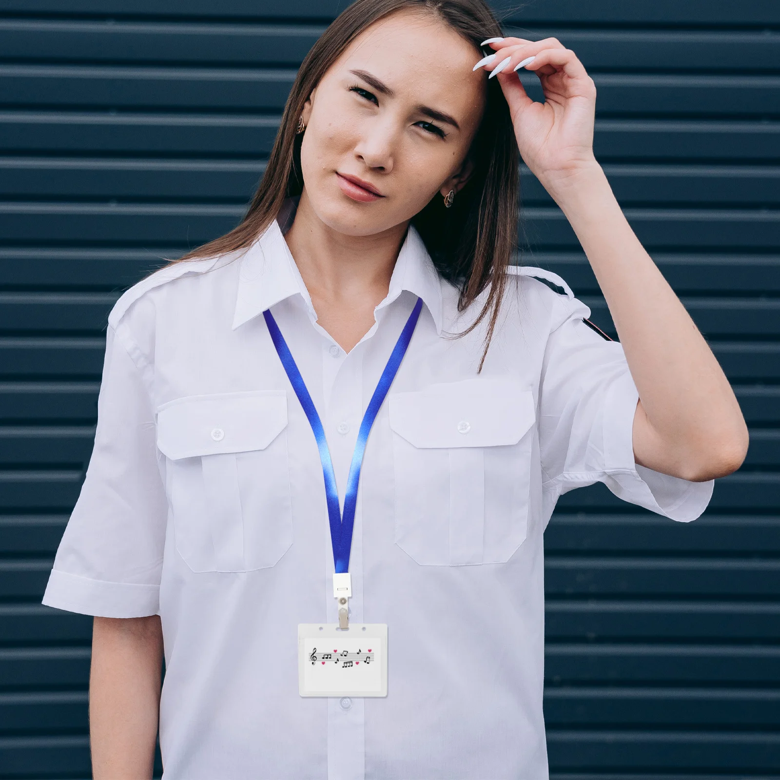 5 Juegos de Porta Tarjetas Transparentes de PVC Premium, Funda Protectora para Tarjetas de Identificación, Trabajo, Nombre, Crédito, Estudiantes, Portátil