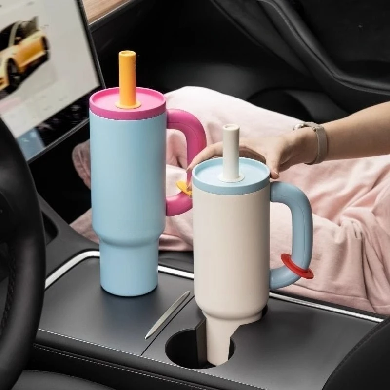 

1050ml Thermos Cup Stainless Steel Vacuum Flask Cold & Hot Cup Double Wall Car Mug Thermal Iced Travel Mug Coffee Insulated Cup