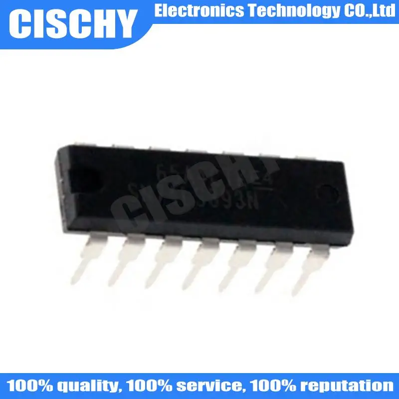 10pcs/lot SN74LS393N 74LS393 74LS393N 74LS393P HD74LS393 HD74LS393P  DIP-14  In Stock