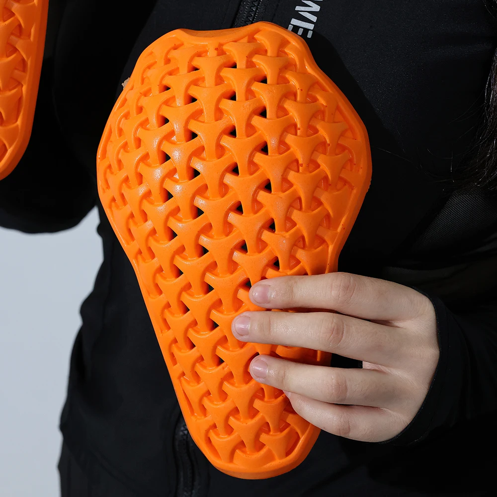 WOSAWE Motorrad Fahrrad Schulterschutz Ellenbogenschützer Knieschützer Anti-Fall Atmungsaktive Motocross-Jacke Schutzausrüstung CE Level 2