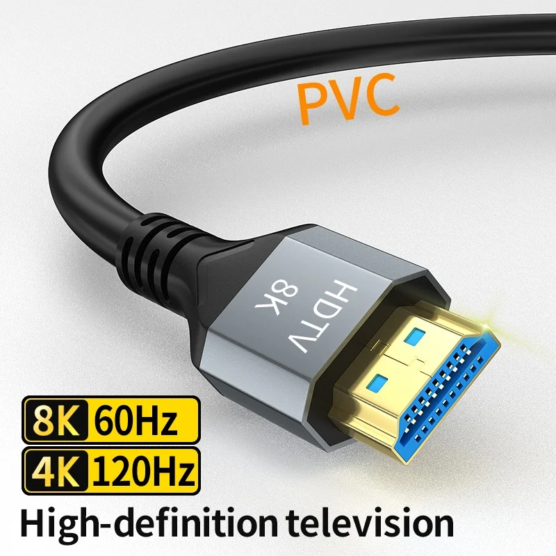 HDMI Kabel 2.1 Splitter 4K @ 120Hz 8K @ 60Hz 48Gbps Adapter Voor EARC ARC HDCP Ultra Hoge Snelheid Video Kabel PC Laptop Projector HD TV