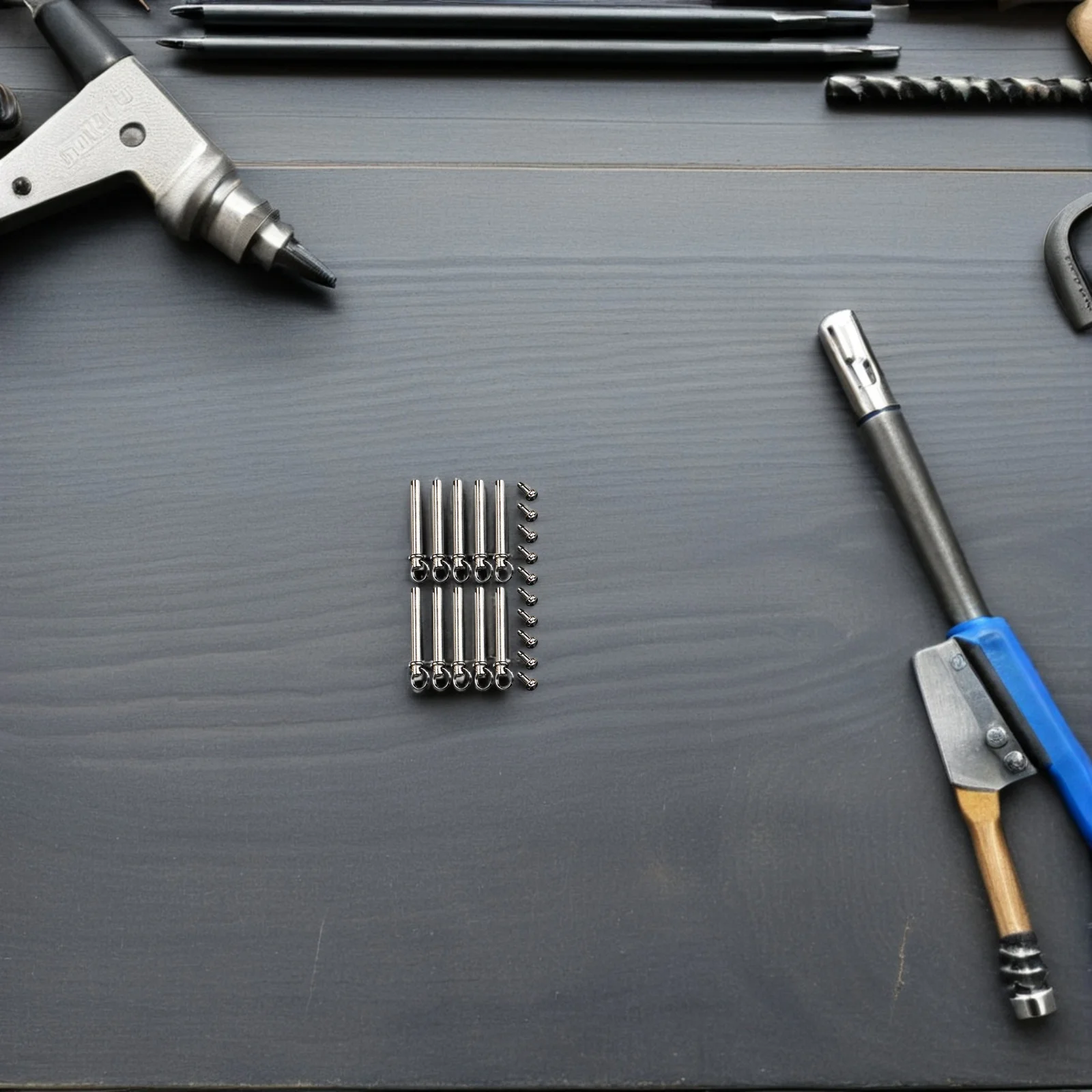 

10Sets Folding Fan Shaft Rivets Nuts Repairing Kit Metal Shaft Rivets Hand Fan Fasteners Exquisite Design Smooth Lines Longtime