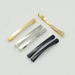 30PCS 3mm*4.5cm Mini Metal Bar Hairpins Plain Snap Hair Barrette Bobby Pins for DIY Kids Hair Accessories Hair Slide