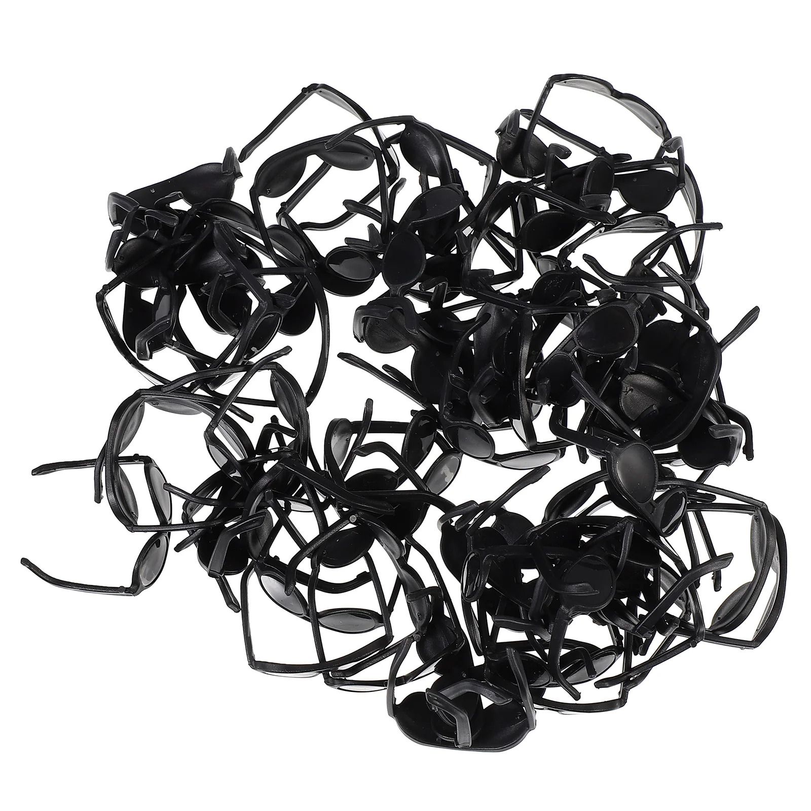 80 Pcs Mini Sunglasses Baby Plastic Toy Dressing Accessories Simulated Plaything