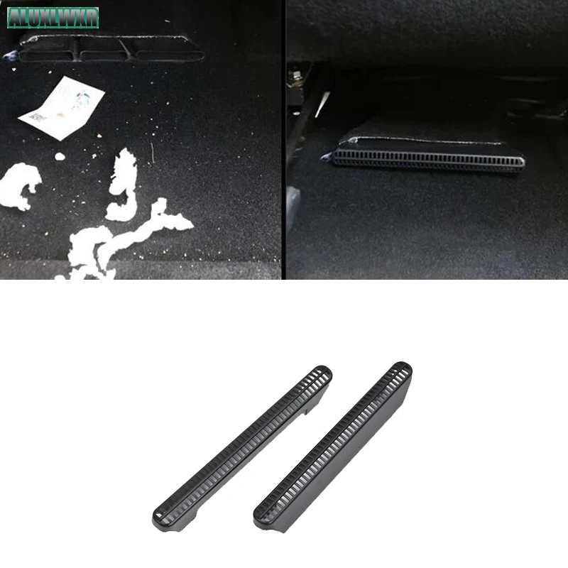 

2PCS Seat AC Heat Floor Air Conditioner Duct Vent Outlet Grille Cover Trim Fit for Changan CS95 2017 2018 Car Accessories Abs