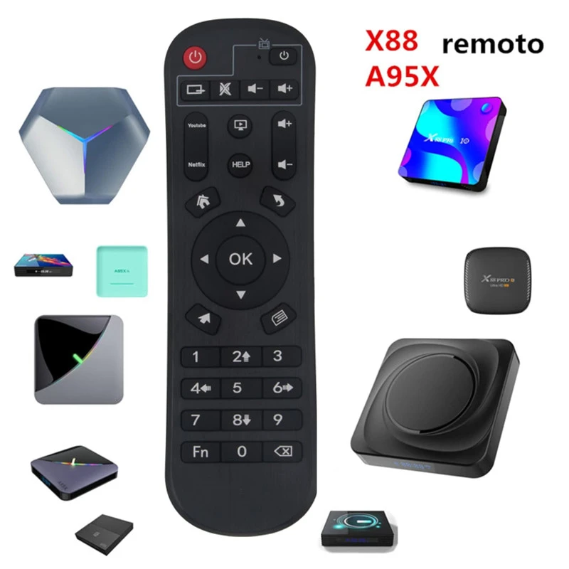 Remote Control Replacement Fit for A95X Android 7.1 TV Box Controller for X88pro10 A95X F4 A95 F3 AIR H60 6K H40 H50 X88 PRO 20