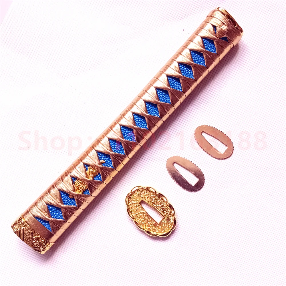 

Exquisite 26cm Tsuka Handle Hilt Alloy Tsuba Handguard Guard Seppa For Japanese Katana Samurai Sword Fittings Accessories Parts