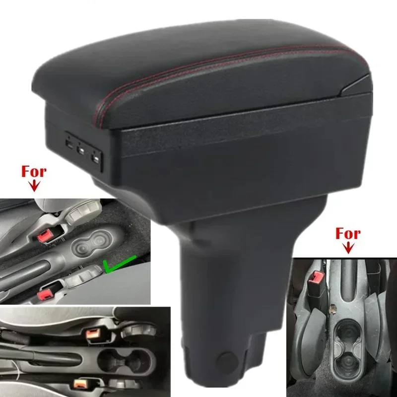

Central armrest For Fiat 500 armrest box For Fiat CRONOS Car Armrest box Dedicated Retrofit heighten Interior Center Storage box