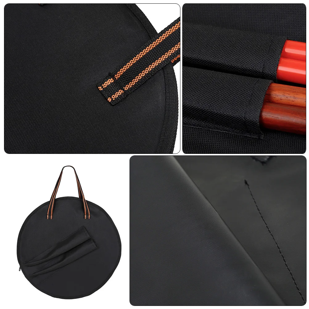 

Premium Oxford Fabric Dumb Drum Bag Storage Pocket Drumsticks Durable Portable Carrying Pouch For Percussion Practice Protective