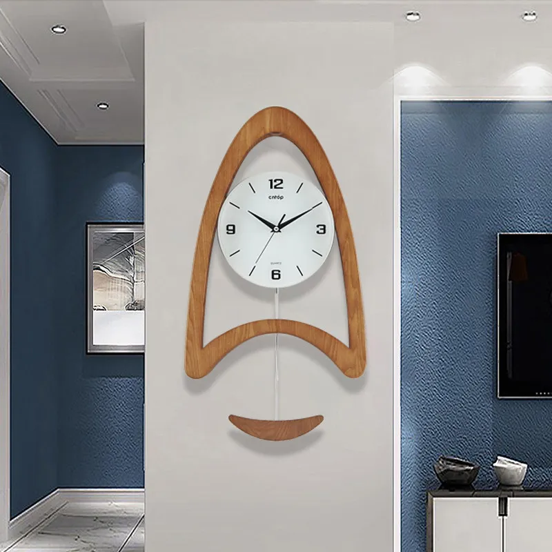 Wall Clock Sail Away Simple Creative Decorative Hanging Clock Silent Movement Unique Design Easy to Read Living Room Bedroom