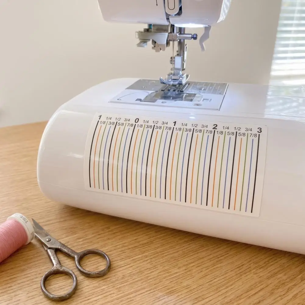 Sewing Machine Seam Guide Quilting Seam Allowance Tape Seam Allowance Sticker for Sewing Machine Adhesive Guide Tape for Precise