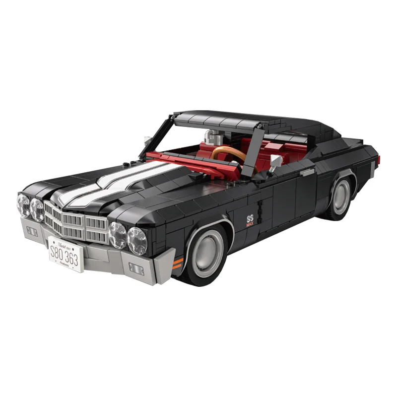 

IN STOCK MOC Technical Retro Cars SS4564 Building Blocks Bricks Assembling Model Toys for Children Birthday Gift Set