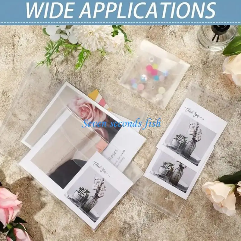 L74B 50 PCS Die Cut Cut Storage Bag Stamp و Die Storage Pockets Craft Die Storage Acket