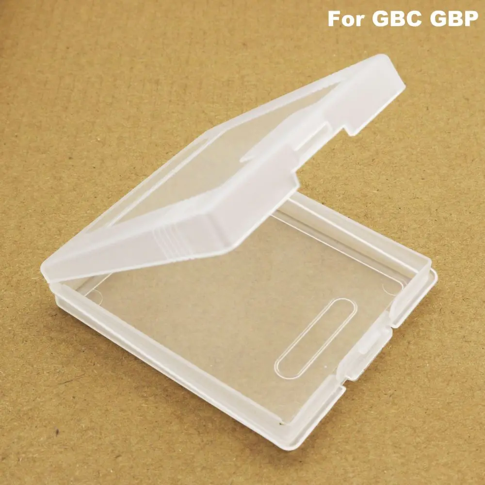 Caja de almacenamiento de juegos transparente, 5 piezas, cubierta antipolvo, protección para tarjetas de juego, Gameboy, Color, bolsillo, GBC, GBP