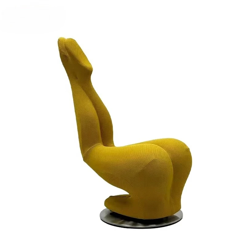 

Unique Floral Pattern with Creative Casual Red Modern Design Single French Accent Sofa Chair for Apartment Villa Bedroom Dining