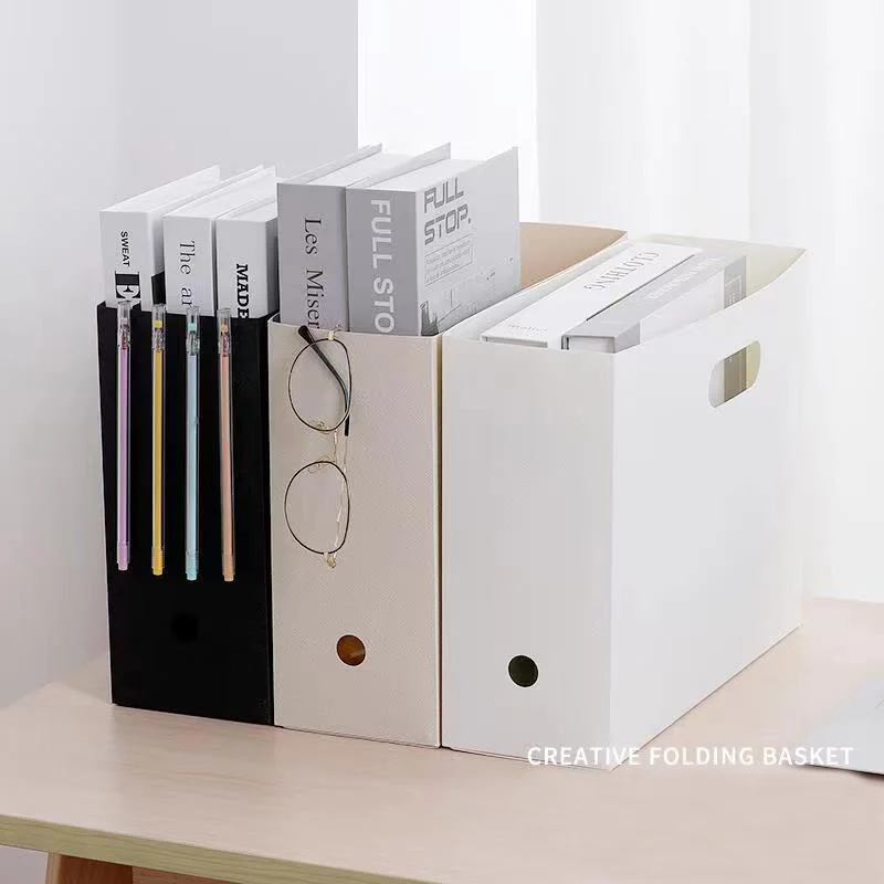 Imagem -02 - Multi-funcional Office Document File Storage Box Desktop Organizer Diversos Classificando Rack Livros Rack Suprimentos