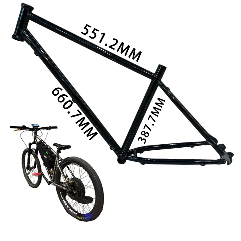 

TRB Cr-Mo Steel E Bike Frame 26ER 27.5ER Enduro Ebike Bafang M510 M560 Motor Electric Mountain Bike Frame