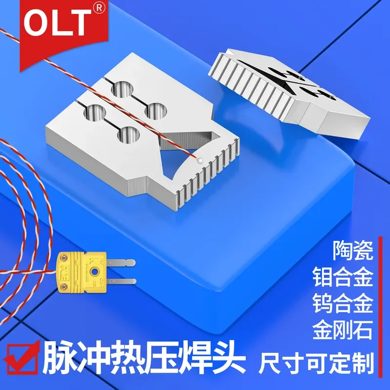 Fabricante de cabezales de soldadura por prensado en caliente OLT Habatou produce cabezales de soldadura por prensado en caliente para cables Hotbar y cabezales de soldadura por prensado en caliente Avio.