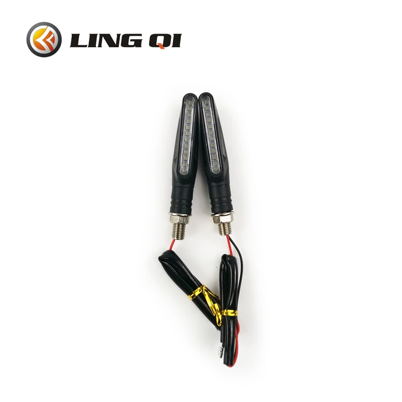 

Motorcycle Accessories Refitted Type Signal Light Running Word Flow LED Turn Brake Electric Lamp