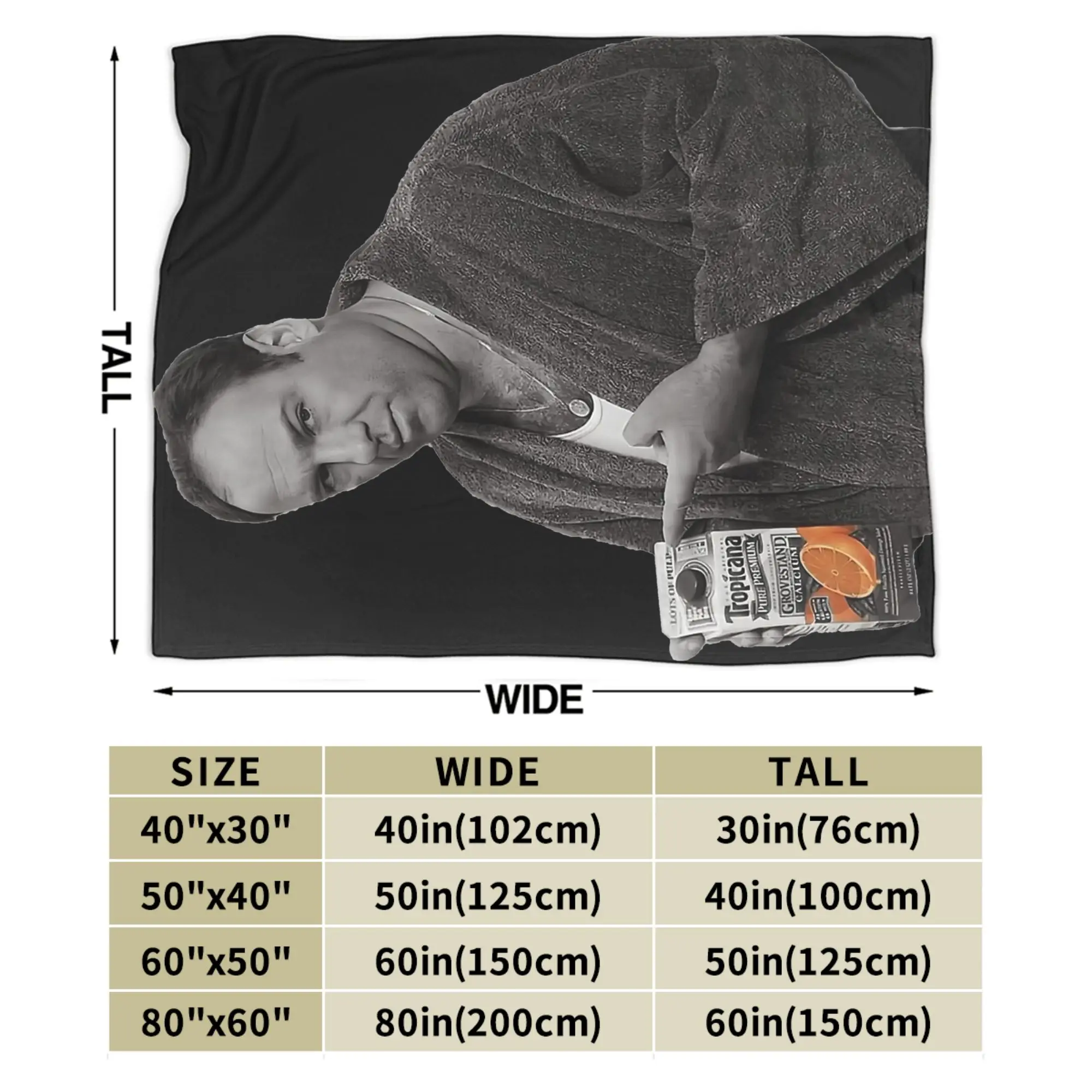 سوبرانو توني سوبرانو بعض اللب المافيا بطانية لينة أفخم رمي بطانية للأريكة كرسي السرير الفانيلا المفرش غطاء السرير #6