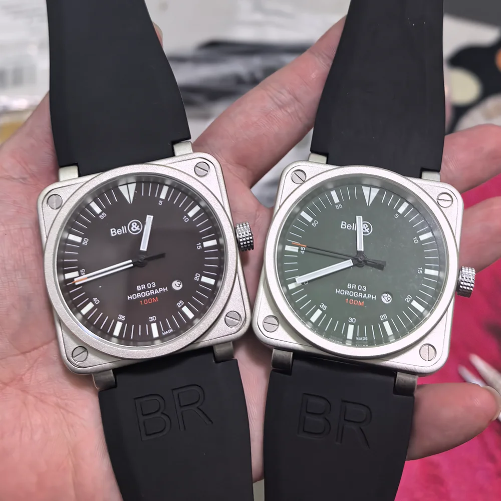 

New Very Top Quality Nice Original Brand Watches For Mens High Quality Square Automatic Mechanical Watch Business AAA Clocks