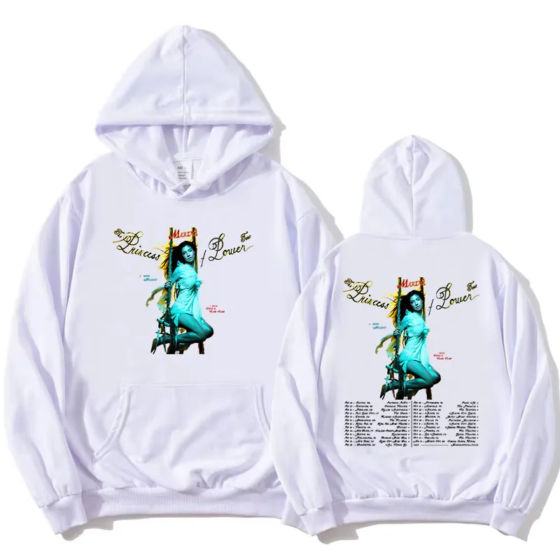 Marina Princess of Power North American Tour Hoodies Long Sleeve Women Hooded Sweatshirt Casual Singer Printing Pullovers Female