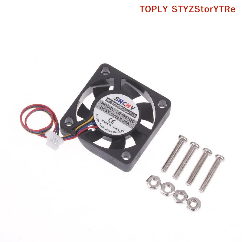 Raspberry Pi 5 CPU Cooling Fan 3007 PWM Adjustable Speed Radiator with 4Pin JST Interface Replacement Parts