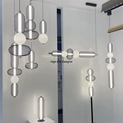 Nordic Creative Iron Art LED chandelier Designer Restaurant Bedroom Bar High end Pendant Lamp Hotel Atmosphere Decor lighting