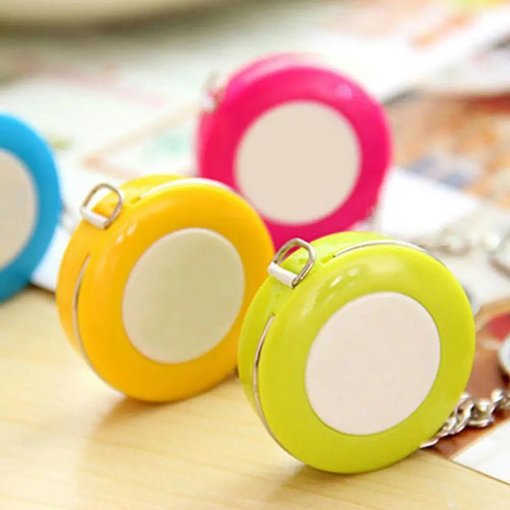 Delicate Quantity 1.5 Meters Clothing Size Tape Measure Candy Color Keychain Tape Measure