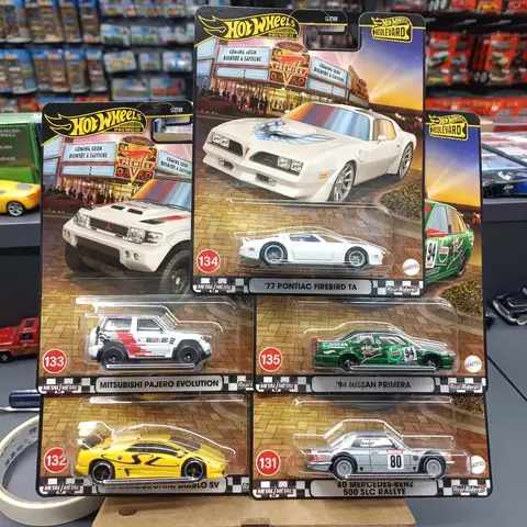 2025 Hot Wheels Boulevard 27 Series Benz 500 SLC Mitsubishi Nissan Car Model Collection Alloy Cars Model Ornament Birthday Gifts