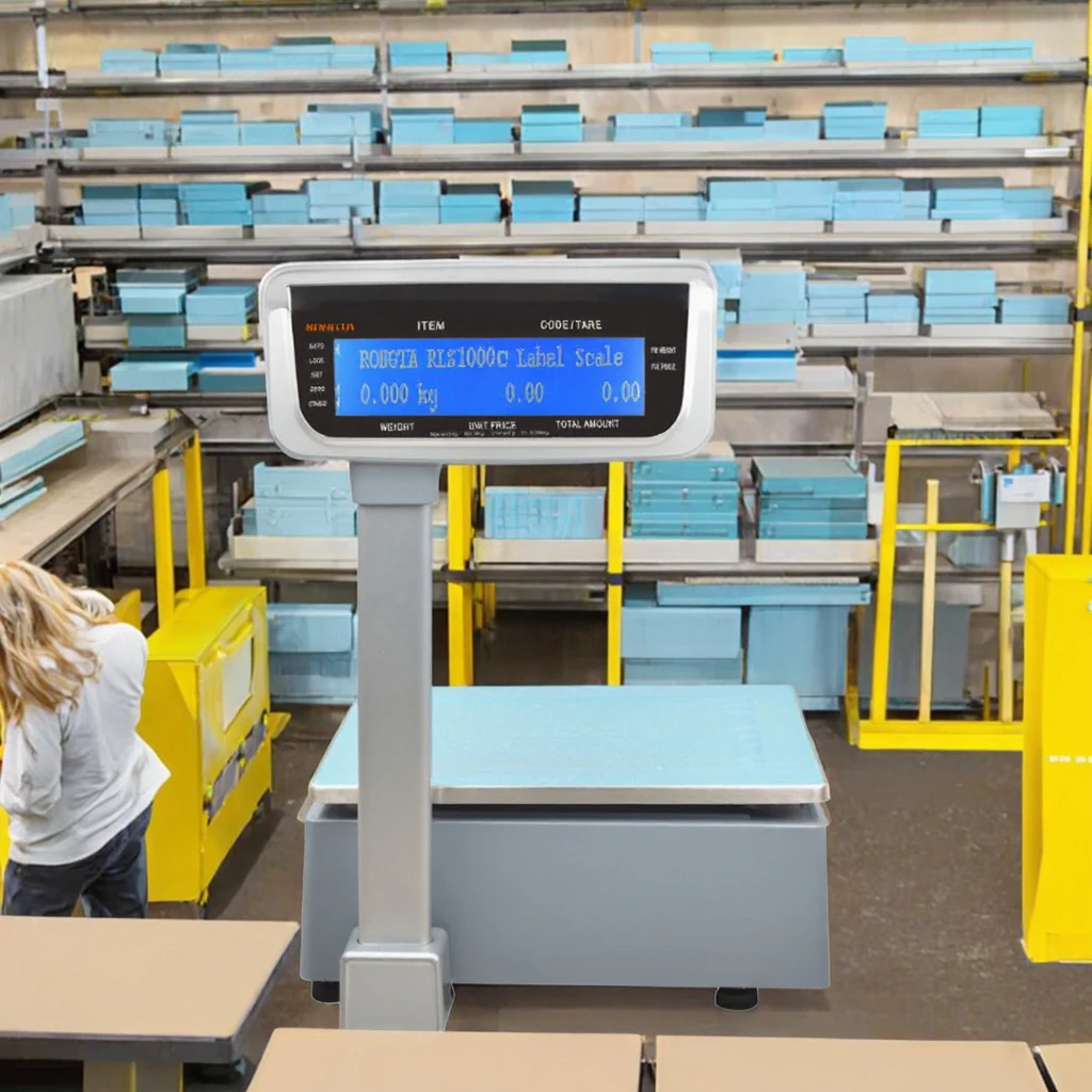 Rongta RLS1100C Digital Counting Scale With Label Printer 0.001g Bench Scale Customized Support