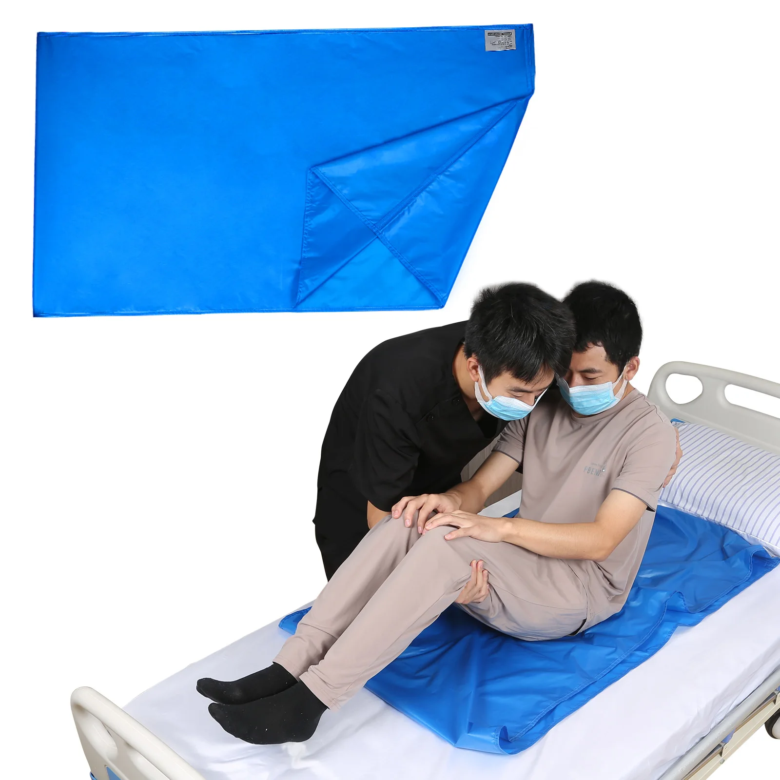 Ehucon Waterproof Portable Patient Transfer Slide Sheet,Soft Lifting Mobility Aid,Low-Friction Bed Positioning Pad for Patients