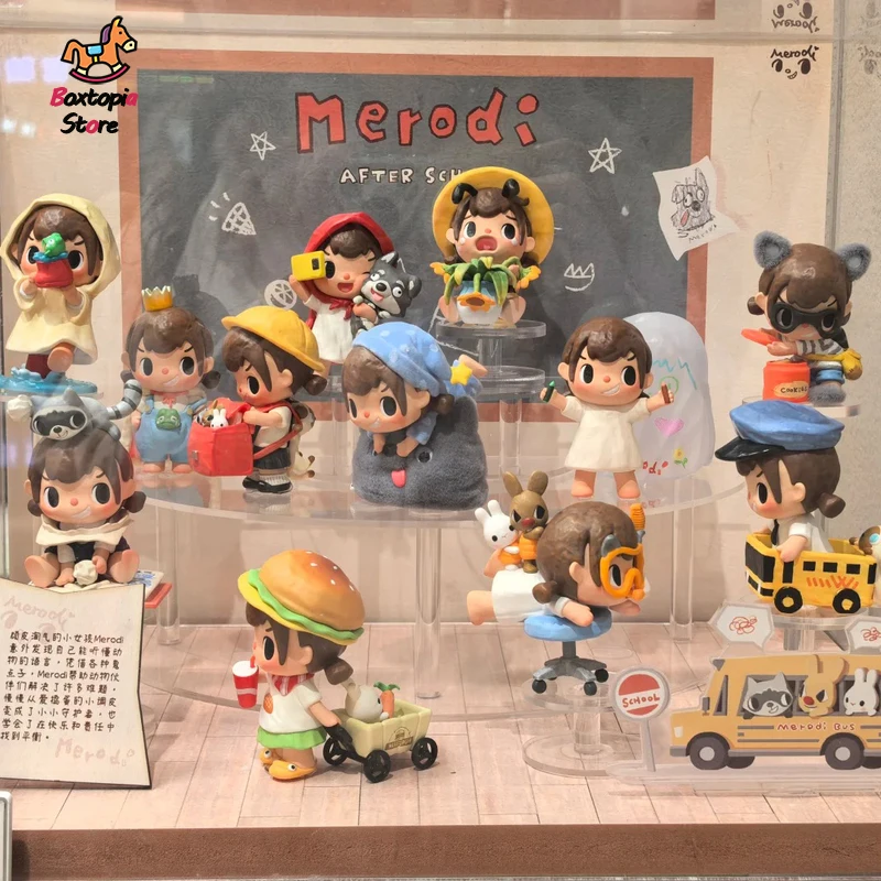 

New Genuine Pop Mart Merodi After School Series Blind Box Pvc Dolls Desktop Ornament Mystery Box As Trendy Toy Gifts In Stock