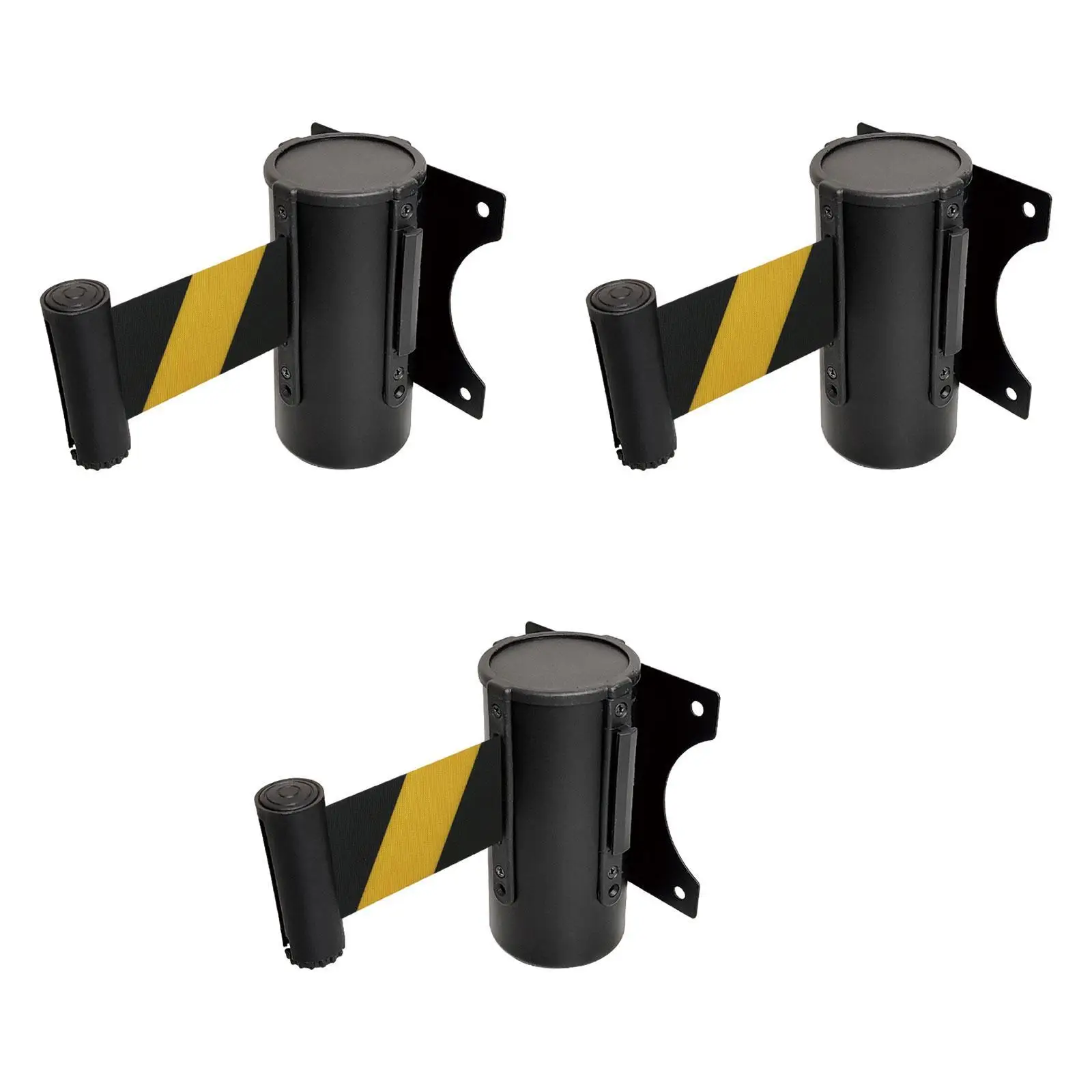 

Retractable Belt Barrier Wall Mount Caution Belt for Hotel Airports Banks