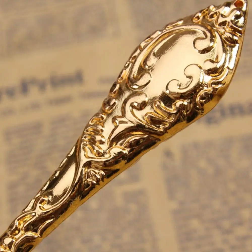 Portable Handheld Pocket Tool Magnifying Glass Glass Lens Delicate PatternHandle Loupe Magnifier