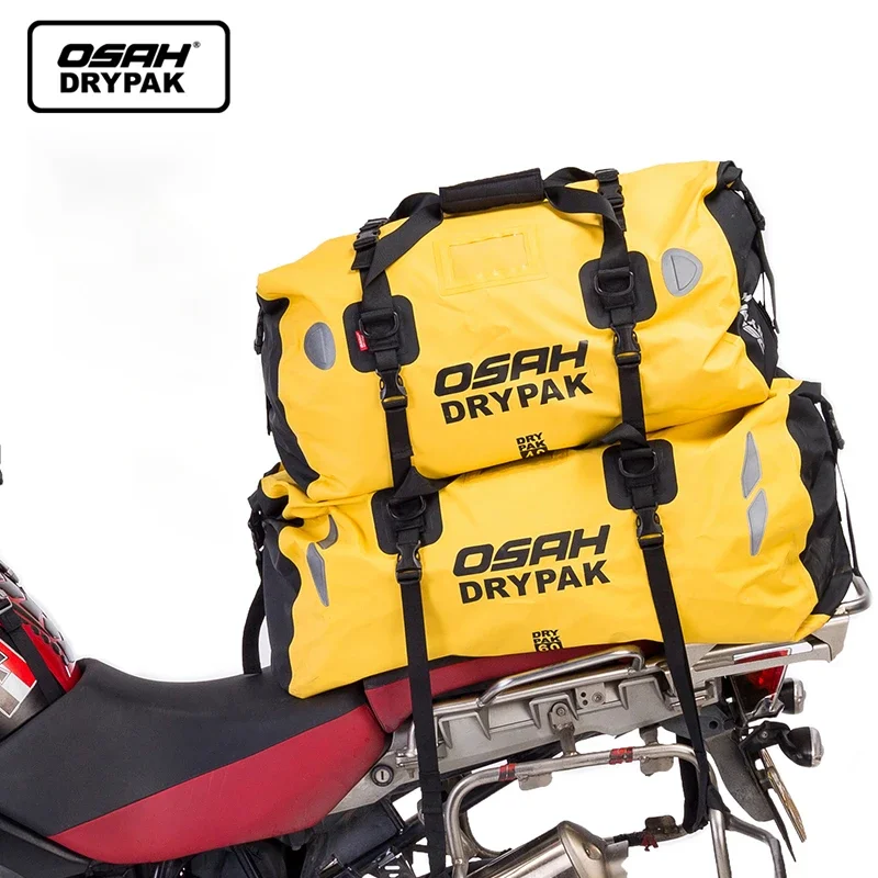 Waterdichte Motorfiets Achtertas Reis Droge Tas Osah Drypak Moto 40/60Liter Motorfiets Bagage Rugzak Motorfiets Zadeltas