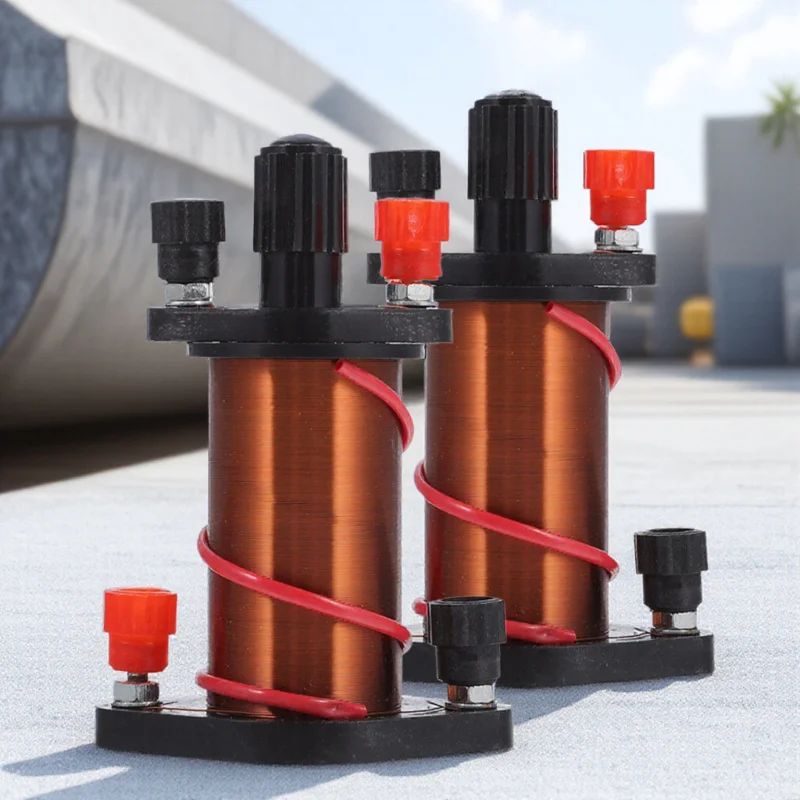 

2 pcs Electromagnetic Induction Solenoid Coil Copper Material Physics Experiment Teaching Equipment Small Size For School