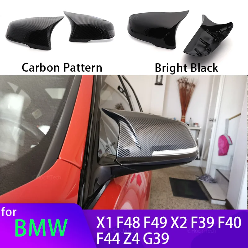 

Carbon Fiber/ABS Car Side RearviewMirror Cover caps Shell Replacement For BMW X1 F48 X2 F39 F40 F53 F44 Z4 G39 Toyota Supra