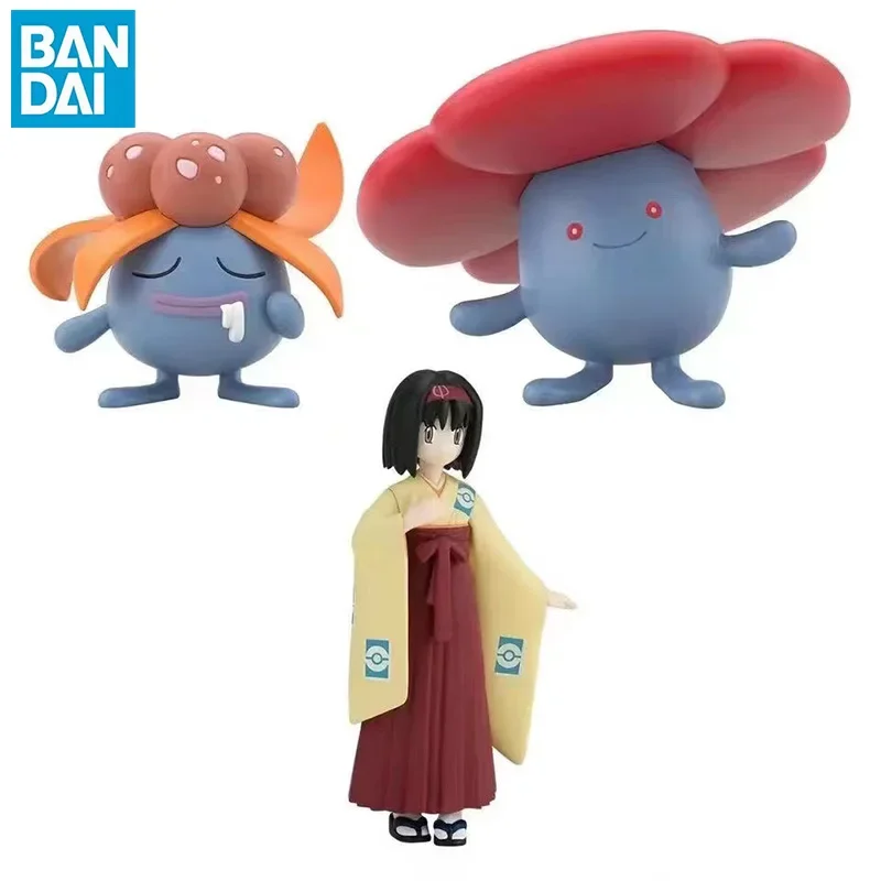 

In StockOriginal BANDAI Hokugan POKEMON Scale World ERIKA KUSAIHANA RUFFRESIA Anime Action Collection Figures Model Toys