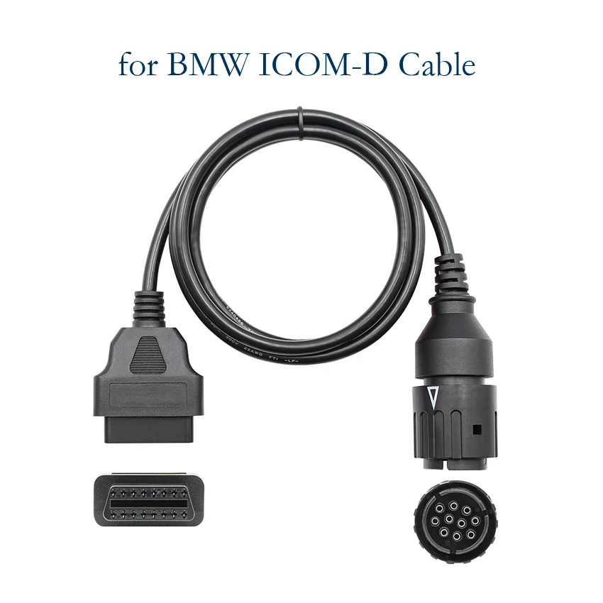 

Motorcycle Cable for BMW ICOM D Motobikes OBD2 Connector 10 Pin Adapter OBDII Diagnostic Extension Cable 10Pin to 16Pin Perfect