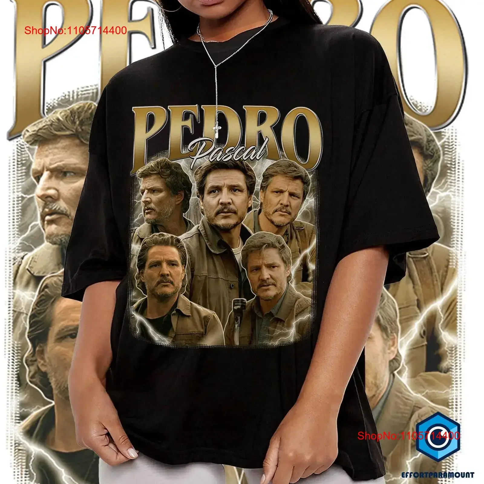 Vintage Pedro Pascal T Shirt Homage Bootleg for Men and Women vintage Washed Casual Soft Versatile Top For Everyday Wear homme